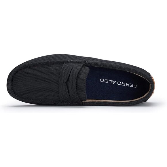 〽️Men\'s Black [Driver Shoes] Aldo Collection Slip On Driving Moccasins Loafer main image 7